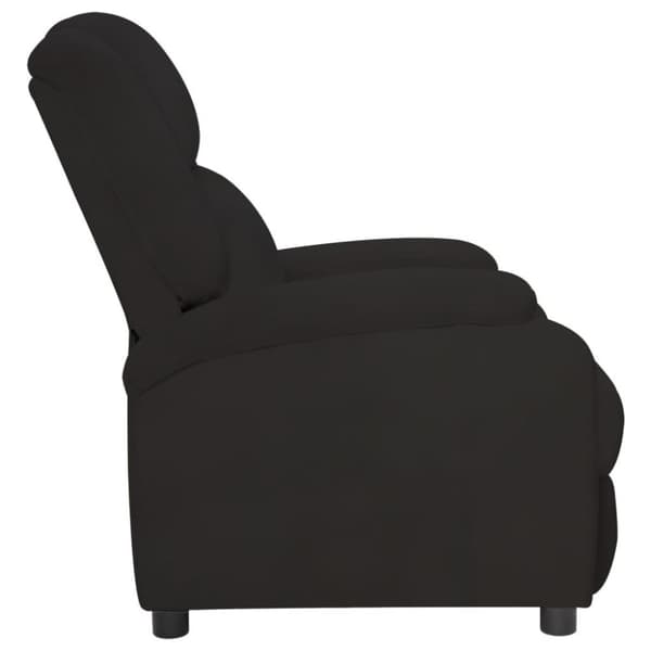 vidaXL Reclinerfåtölj svart sammet
