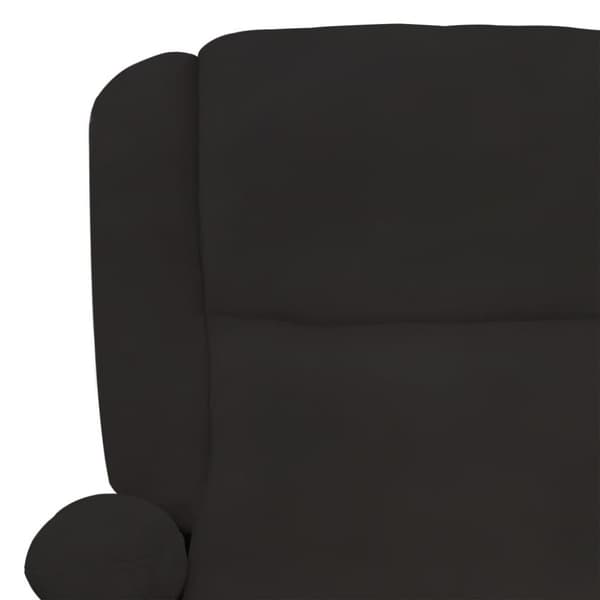 vidaXL Reclinerfåtölj svart sammet