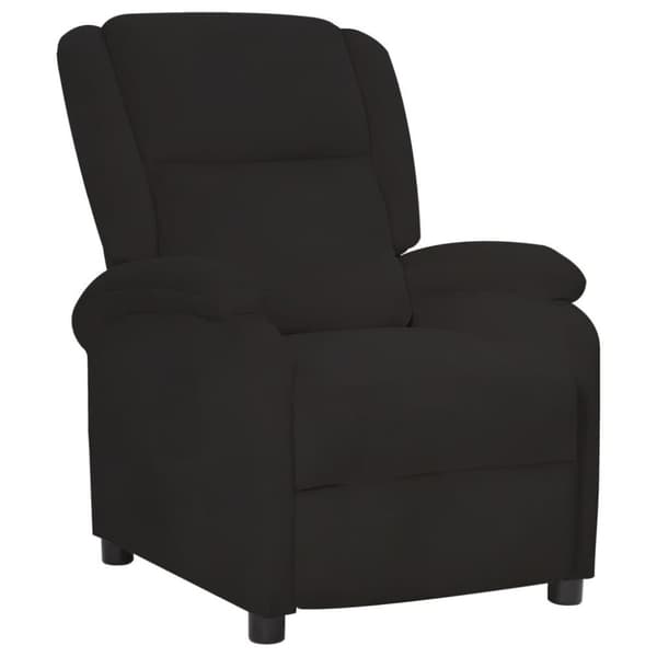 vidaXL Reclinerfåtölj svart sammet