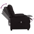 Miniatyrbild 6 av 10: vidaXL Elektrisk reclinerfåtölj svart konstläder