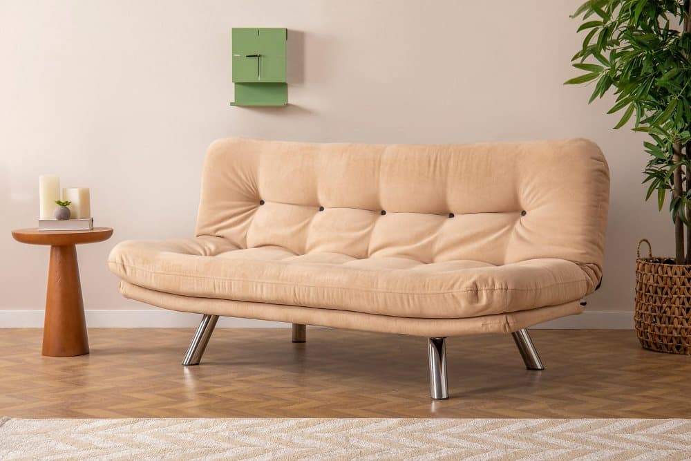 Sugarstown Bäddsoffa 3-sits 175x110 cm Beige