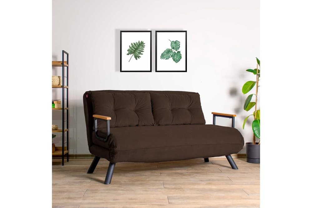 Palmerston Bäddsoffa 2-sits 175x133 cm Brun