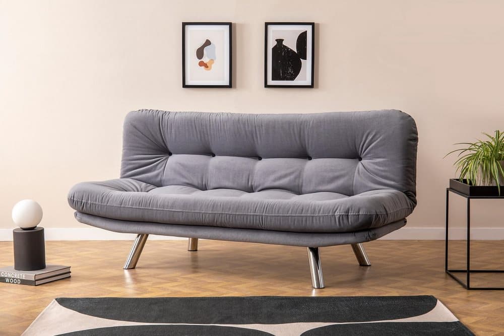 Sugarstown Bäddsoffa 3-sits 175x110 cm Grå