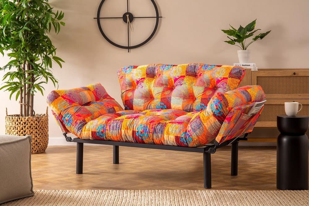 Shakertown Bäddsoffa 2-sits 155x73 cm Flerfärgad
