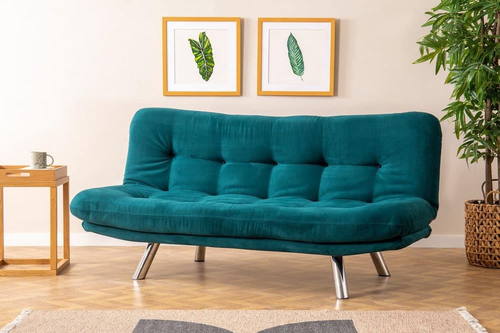 Sugarstown Bäddsoffa 3-sits 175x110 cm Grön