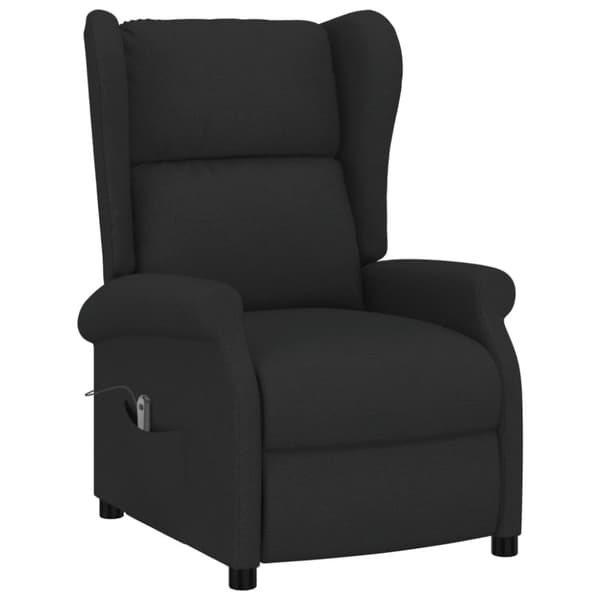 vidaXL Elektrisk reclinerfåtölj svart tyg