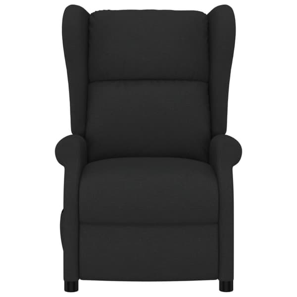 vidaXL Elektrisk reclinerfåtölj svart tyg