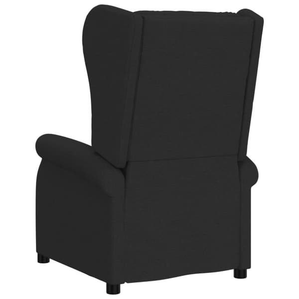 vidaXL Elektrisk reclinerfåtölj svart tyg