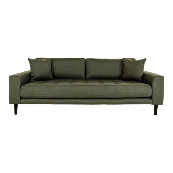 Lido sofa 3 seter 2 puter grønn.
