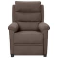 Miniatyrbild 3 av 11: vidaXL Elektrisk reclinerfåtölj taupe tyg