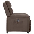Miniatyrbild 4 av 11: vidaXL Elektrisk reclinerfåtölj taupe tyg