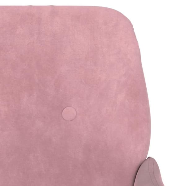 vidaXL Fåtölj rosa 62x79x79 cm sammet