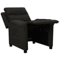 Miniatyrbild 7 av 10: vidaXL Reclinerfåtölj svart tyg