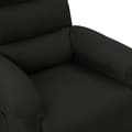 Miniatyrbild 8 av 10: vidaXL Reclinerfåtölj svart tyg