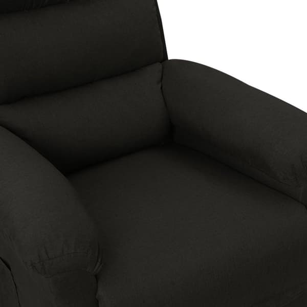 vidaXL Reclinerfåtölj svart tyg