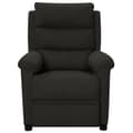 Miniatyrbild 2 av 10: vidaXL Reclinerfåtölj svart tyg