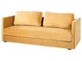 Miniatyrbilde 6 av 11: Sovesofa med oppbevaring Gul Fløyel 3-seter Puter med avtakbare trekk Moderne design Innredning Stue