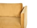 Miniatyrbilde 9 av 11: Sovesofa med oppbevaring Gul Fløyel 3-seter Puter med avtakbare trekk Moderne design Innredning Stue