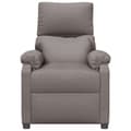 Miniatyrbild 3 av 9: vidaXL Reclinerfåtölj taupe tyg