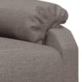 Miniatyrbild 7 av 9: vidaXL Reclinerfåtölj taupe tyg
