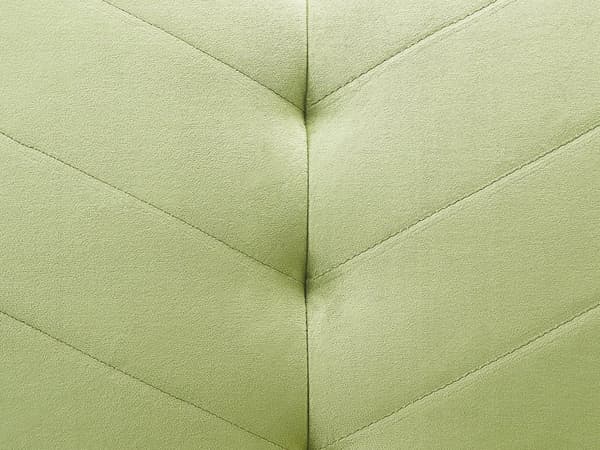 Sovesofa Olivengrønn Stoff Fløyel 3-seter Treben Minimalistisk design Moderne Soverom Stue
