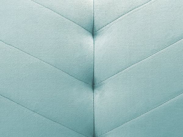 Bäddsoffa Ljusblå Sammet Modern 3-sits Träben Minimalistisk Design Vardagsrum Sovrum