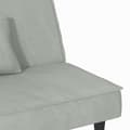 Miniatyrbillede 9 af 11: vidaXL sovesofa velour lysegrå