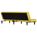 Miniatyrbillede 6 af 11: vidaXL sovesofa velour gul