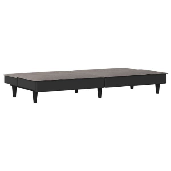 vidaXL sovesofa stof gråbrun