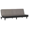 Miniatyrbillede 2 af 11: vidaXL sovesofa stof gråbrun