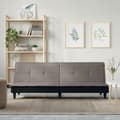 Miniatyrbillede 1 af 11: vidaXL sovesofa stof gråbrun