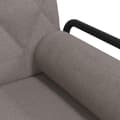 Miniatyrbillede 9 af 11: vidaXL sovesofa med armlæn stof gråbrun