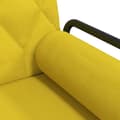 Miniatyrbillede 10 af 11: vidaXL sovesofa med armlæn stof lysegul