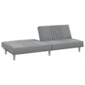 Miniatyrbillede 7 af 11: vidaXL sovesofa stof lysegrå