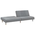 Miniatyrbillede 8 af 11: vidaXL sovesofa stof lysegrå