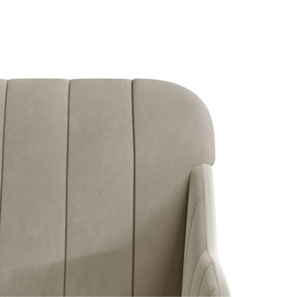 vidaXL lænestol 63x76x80 cm velour lysegrå