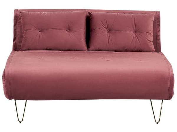 Soffgrupp Rosa Sammet 2-sits 3-sits Knappar Tuftad Kuddar Rundade Armstöd Glam Vardagsrum