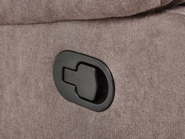 Sofa Grå Polyester 5 Personers Hjørnesofa med Manuel Recliner Justerbar Biografsofa med USB-port Drikkeholder Sovefunktion