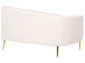 Pikkukuva 9 / 11: Sohva beige 350 x 87 x 85 cm sametti metalli moduuli kaareva glamour moderni