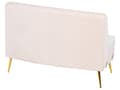 Pikkukuva 11 / 11: Sohva beige 350 x 87 x 85 cm sametti metalli moduuli kaareva glamour moderni