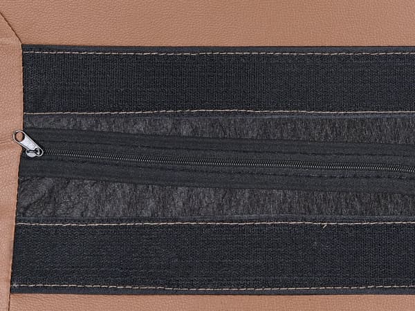 3-seters Sofa Gyllenbrun Imitert Skinn Moderne Sofistikert