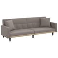 Miniatyrbillede 3 af 11: vidaXL sovesofa med hynder stof gråbrun