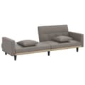 Miniatyrbillede 8 af 11: vidaXL sovesofa med hynder stof gråbrun