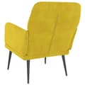 Miniatyrbillede 5 af 10: vidaXL lænestol 62x79x79 cm velour gul