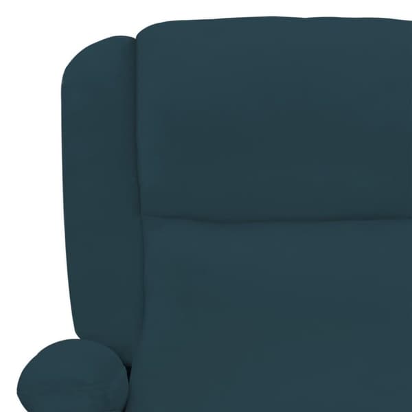 vidaXL lænestol velour blå