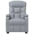 Miniatyrbild 4 av 11: vidaXL Elektrisk reclinerfåtölj ljusgrå tyg