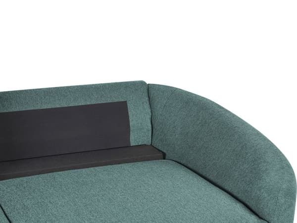 Sohva mintunvihreä 203 x 88 x 86 cm kangas vaneri metalli kolmelle retro