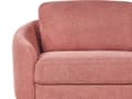 Miniatyrbild 8 av 11: Soffa Rosa Tygklädsel Guldben 2-sits Retro