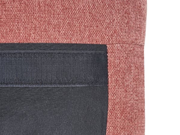 Soffa Rosa Tygklädsel Guldben 2-sits Retro