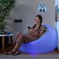 Miniatyrbillede 2 af 11: Oppustelig lænestol med flerfarvet LED og fjernbetjening Chight InnovaGoods
